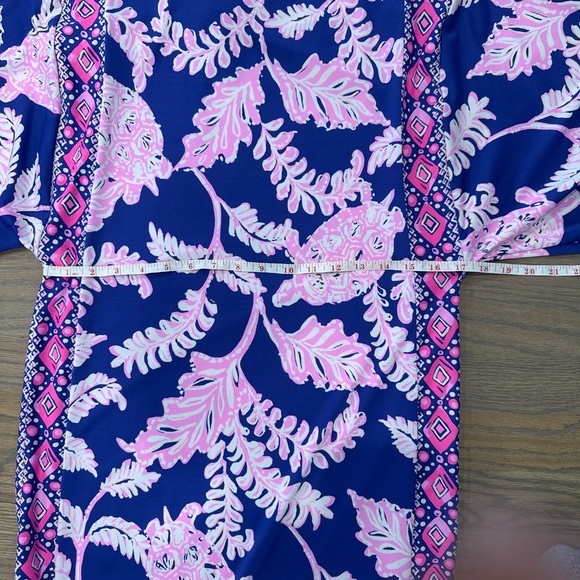 Lilly Pulitzer Silva Maxi in the "Galaxy Blue What The Shell"  size 2 - Picture 8 of 9